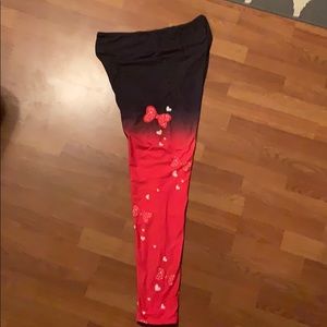 Minnie bow inspired leggings